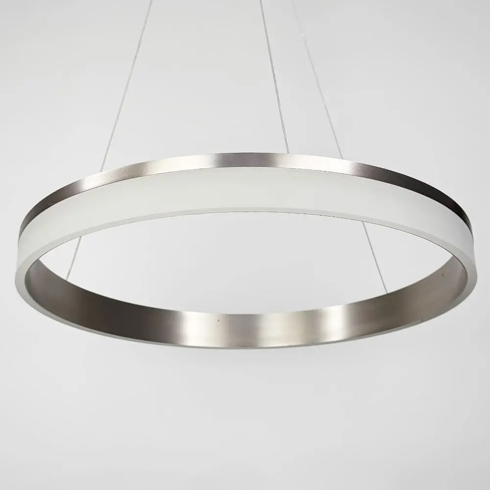 Подвесная кольцевая люстра в сатиновом каркасе Ø 60 см Ст. MJ261-600 Carmine | Line F - фото 4