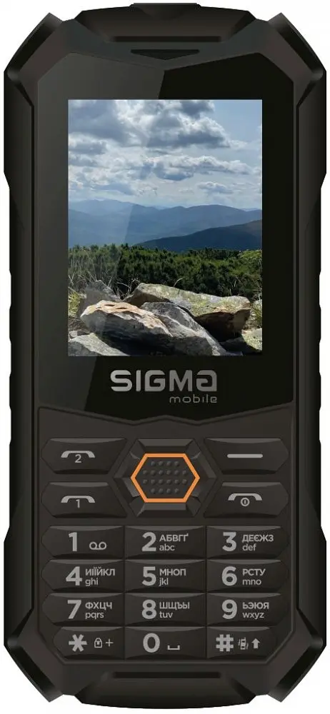 Телефон Sigma X-treme PV68 Black-orange UA UCRF - фото 4