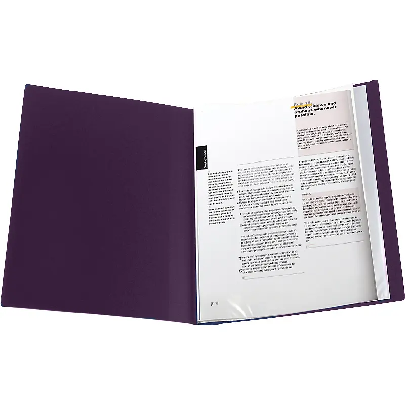 Дисплей-книга Axent A4 10 файлів сливова (1010-11-A) - фото 3