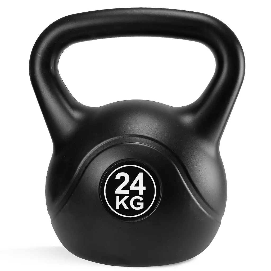 Гиря виниловая Cornix 24 кг XR-0434 Black - фото 1