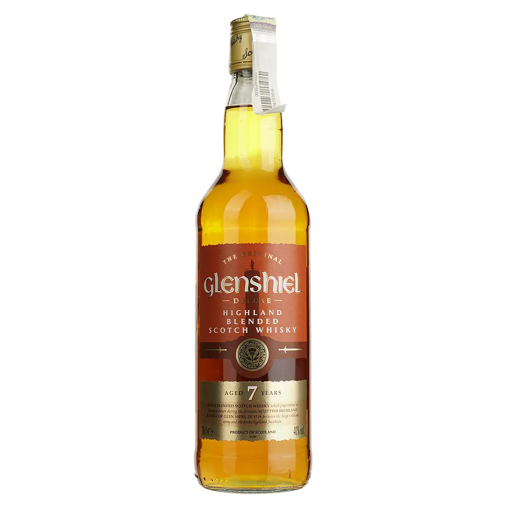 Віскі Loch Lomond 7 yo Glenshiel Deluxe Highland Blended Scotch Whisky 40% 0,7 л - фото 1