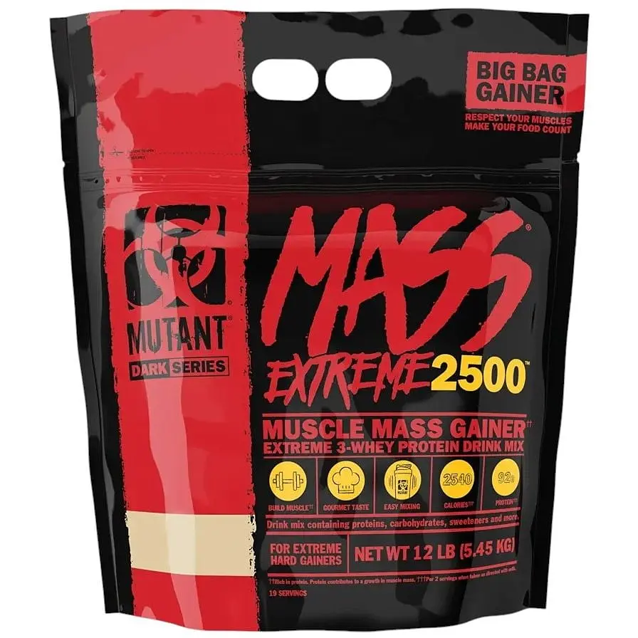 Гейнер Mutant Mass xXxtreme 2500, 5 кг - Ваніль - фото 1