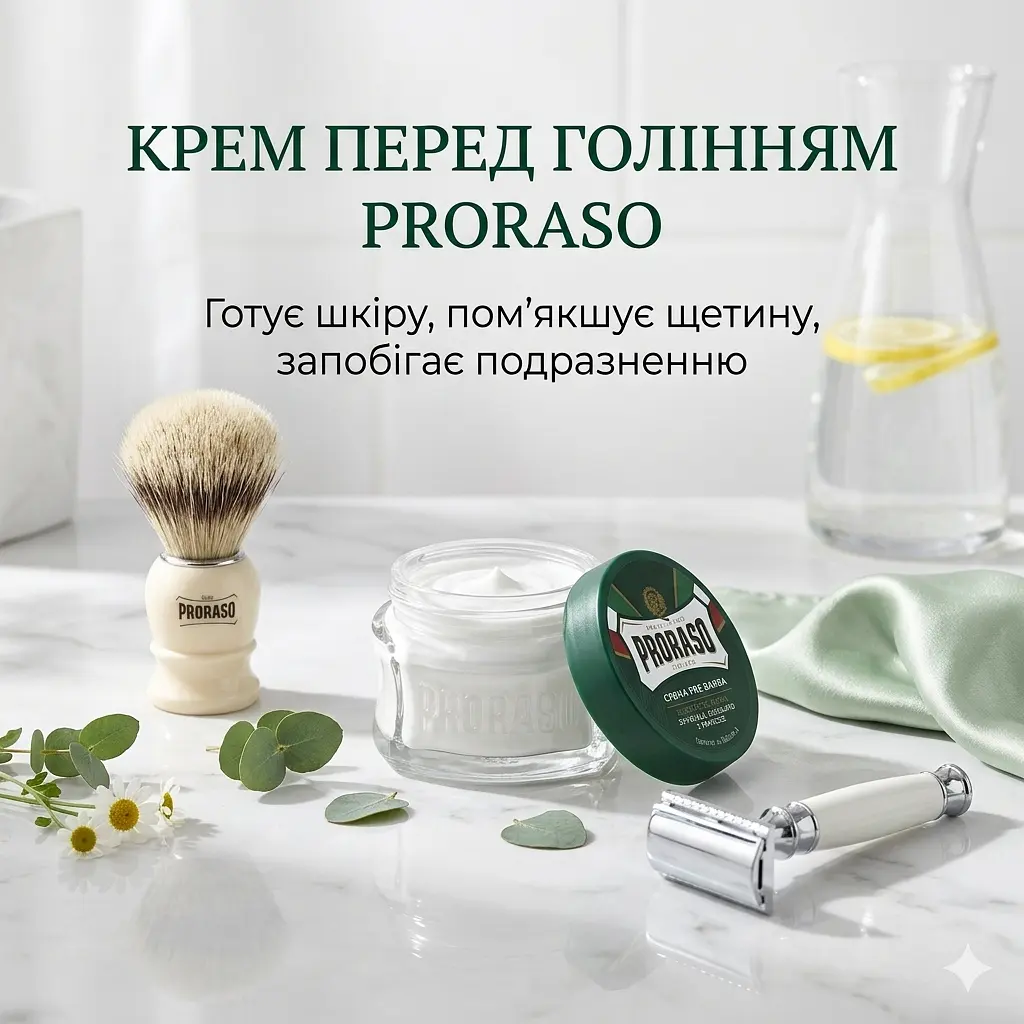 Крем перед голінням Proraso Pre Shave Cream Refresh Eucalyptus 100 мл (400503) - фото 3