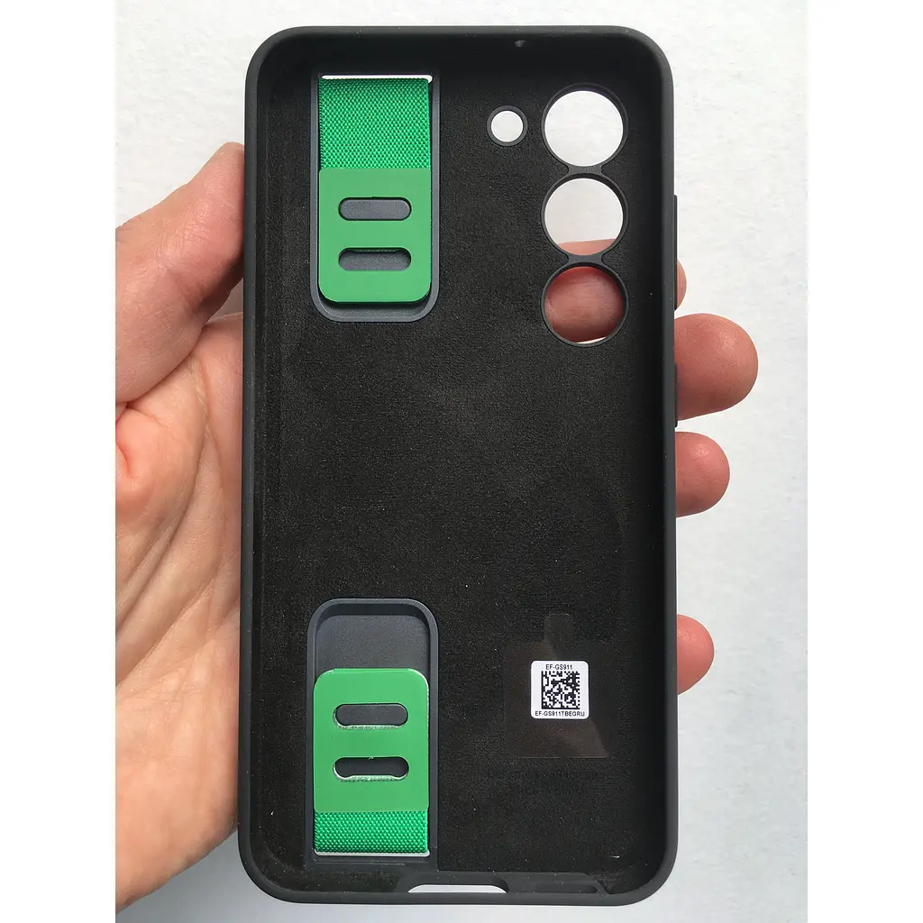 Оригнальний силіконовий чохол Samsung Silicone Grip Cover для Samsung Galaxy S23 EF-GS911TBEGRU Black - фото 14