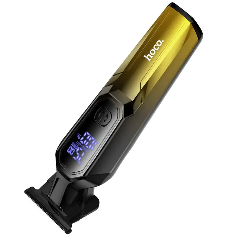 Машинка для стрижки волосся Hoco HP27 Engraving Gold - фото 3