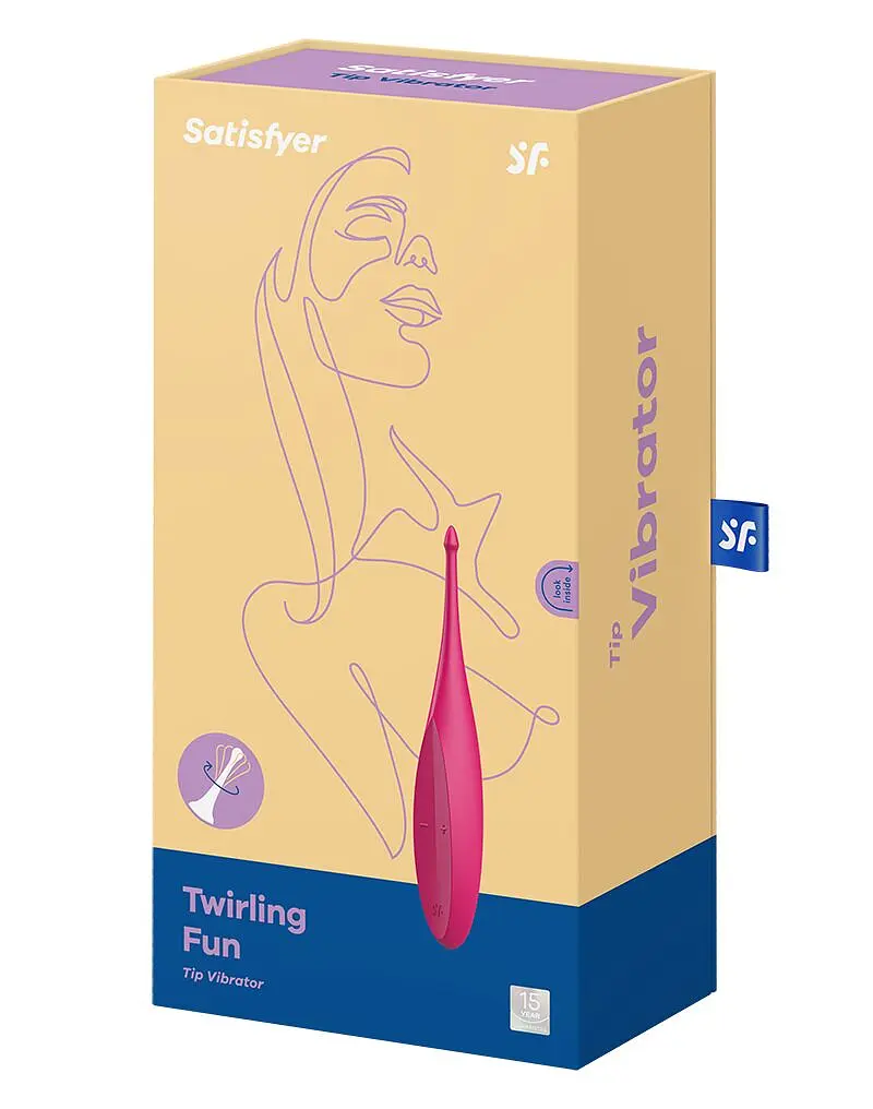 Вібратор для клітора Satisfyer Twirling Fun 17.5 см рожевий - фото 6