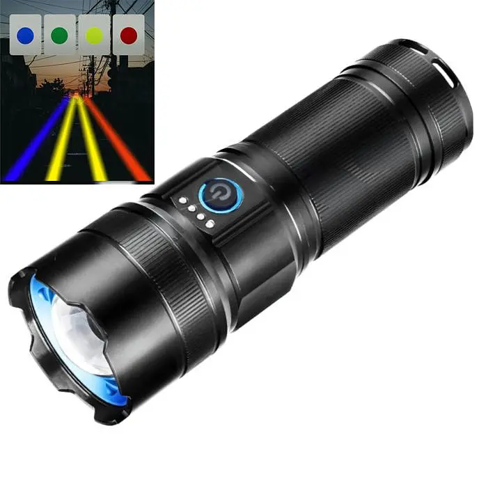 Ліхтар AK180 WHITE LASER LED PM30-TG Power Bank, ЗУ Type-C, zoom, 5 фільтрів (47476-AK180_494) - фото 5