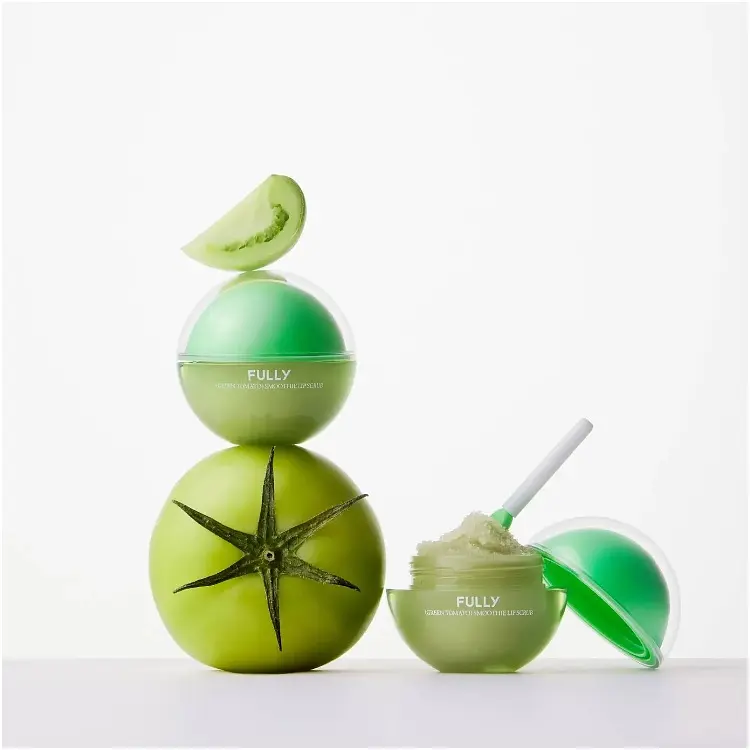 М'який відлущувальний скраб-смузі для губ із зеленим томатом Fully Green Tomato Smoothie Lip Scrub 12 г - фото 2