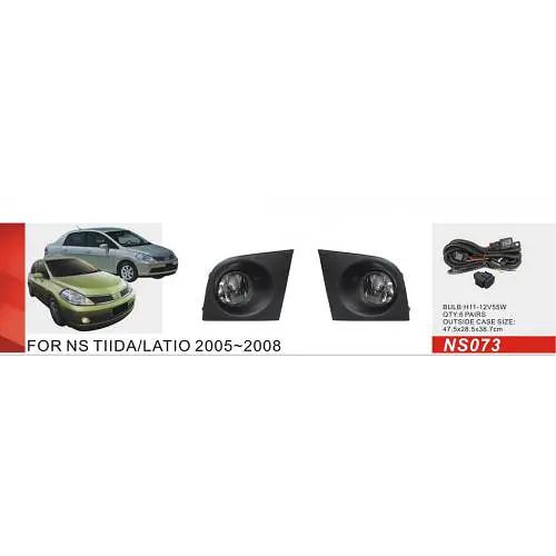 Фари дод. модель Nissan Tiida 2004-08/NS-073/H11-12V55W/ел.проводка