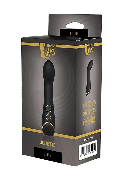 Вібратор для точки G Dreamtoys Juliete Elite 15 см чорний - фото 4
