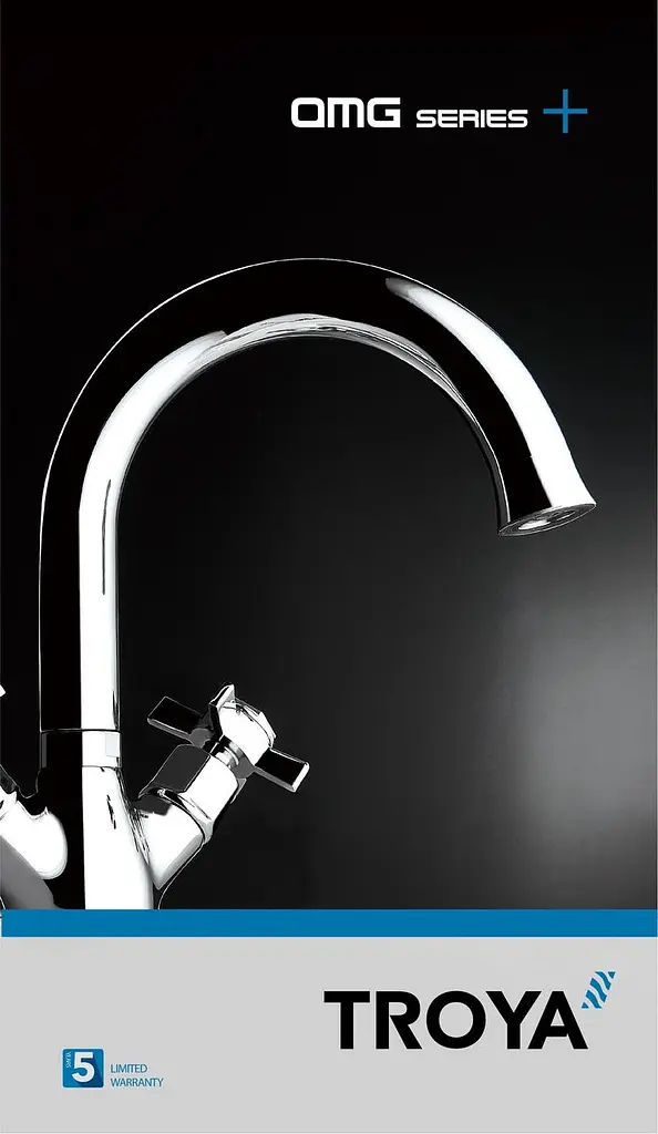 Смеситель для кухни TROYA QMG4-A621 двухвентильный 30412 - фото 5