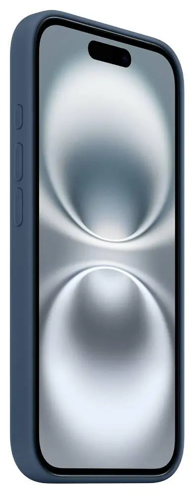 Оригінальний силіконовий чохол для iPhone 16 Apple Silicone Case with MagSafe Denim MYY23ZM/A - фото 2