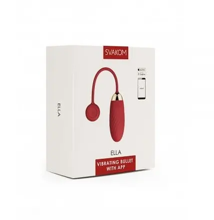 Виброяйцо Svakom Ella 21.5 см красный - фото 9