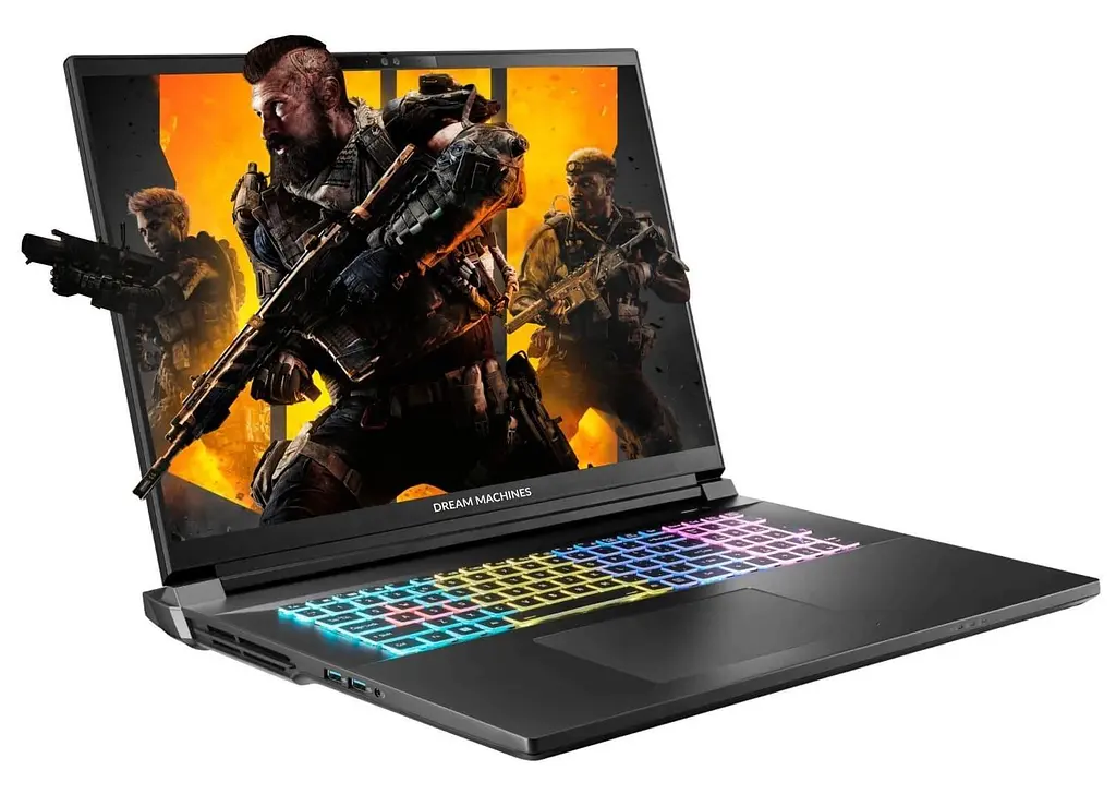Ноутбук Dream Machines 18 RX5090-18 UHD+/Intel U9-275HX/32GB/2TB/RTX 5090 24GB/DOS/Black (RX5090-18UA29) - фото 3