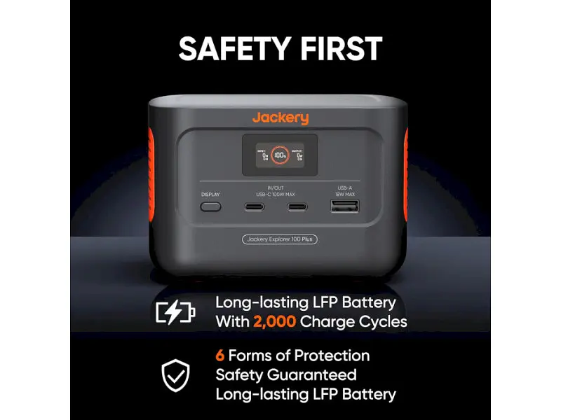 Зарядна станція Jackery Explorer 100 Plus (JE-100A) - фото 11