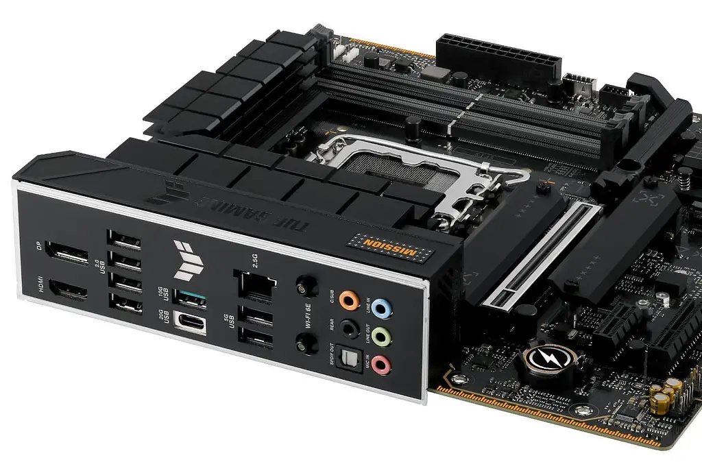Материнська плата ASUS TUF GAMING B760M-PLUS WIFI II (TUF GAMING B760M-PLUS WIFI II) (Socket 1700, Intel B760, Micro-ATX) - фото 4