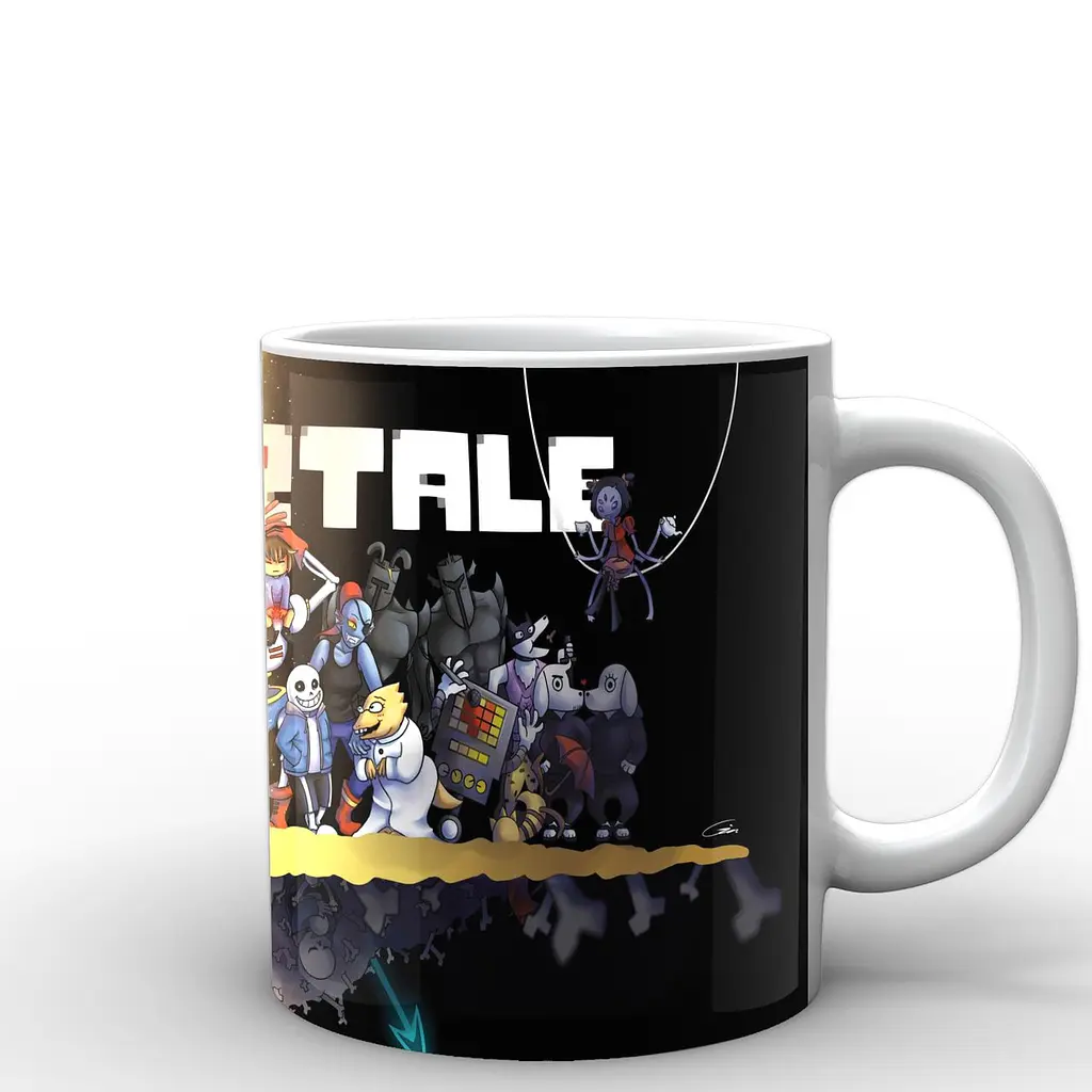 Кухоль GeekLand Undertale Андертейл постер UT.02.014 330 мл білий - фото 2