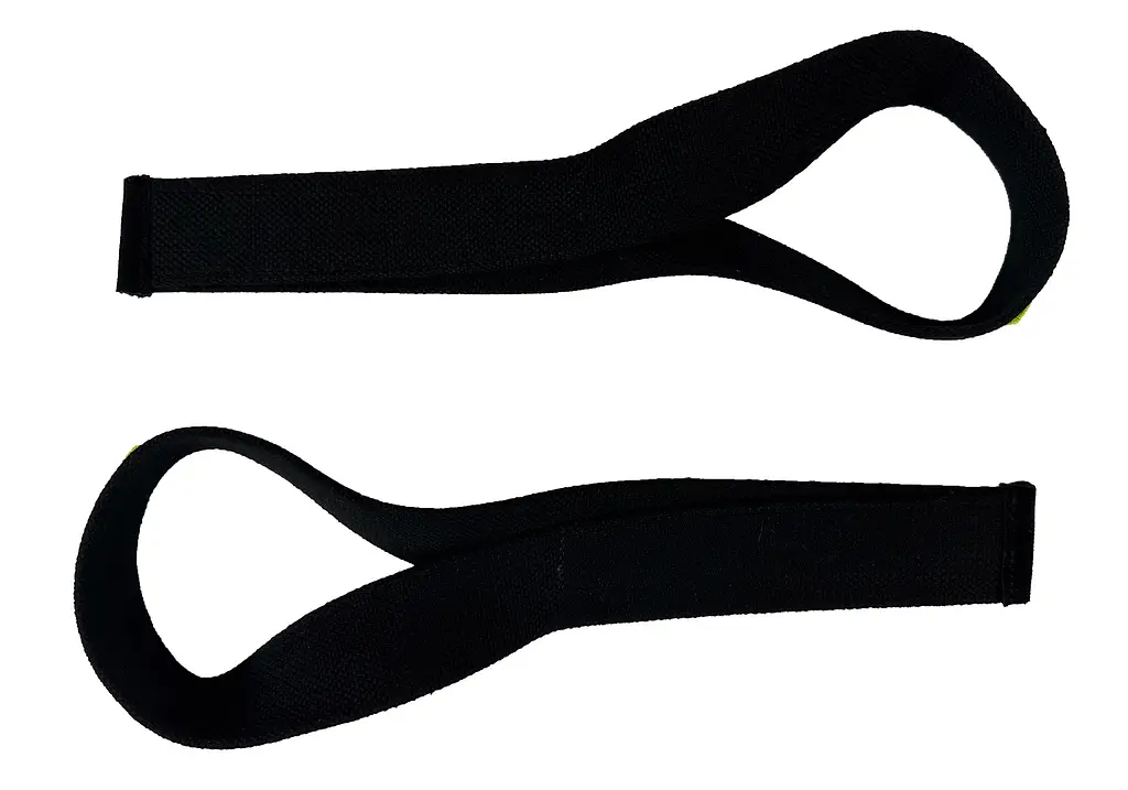 Лямки атлетичні EasyFit Delta Long для станової тяги чорні (EF-0050) - фото 4