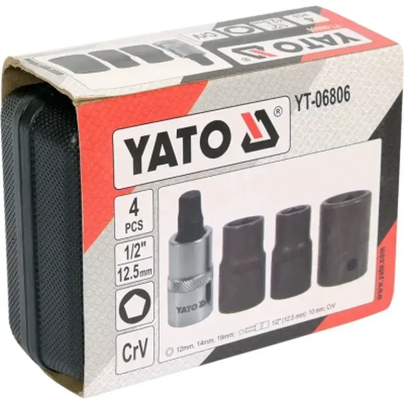 Набір торцевих головок Yato YT-06806 - фото 4