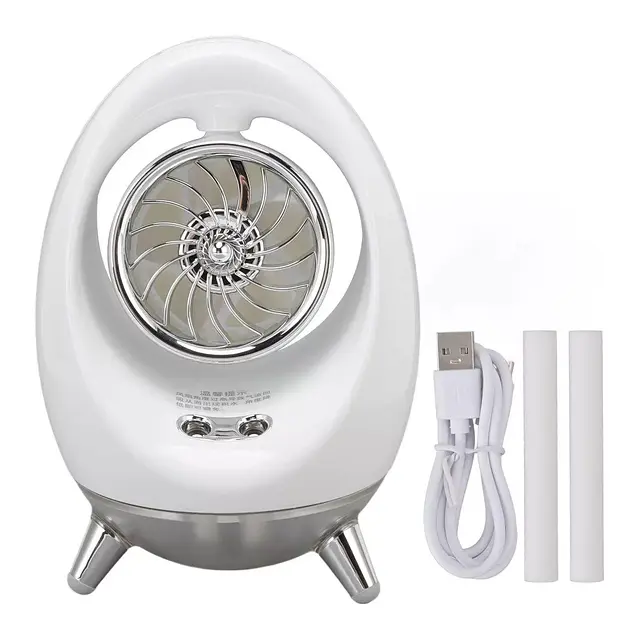 Портативний вентилятор USB з водяним охолодженням, розпилювач, нічник Air Cooler 657, зволожувач - фото 5
