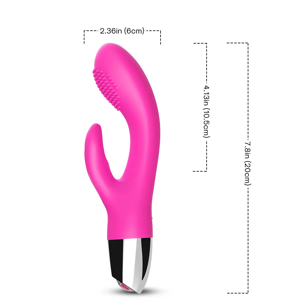 Вібратор з подвійною стимуляцією Rabbit pink Boss Series 52-00017 102104 - фото 5