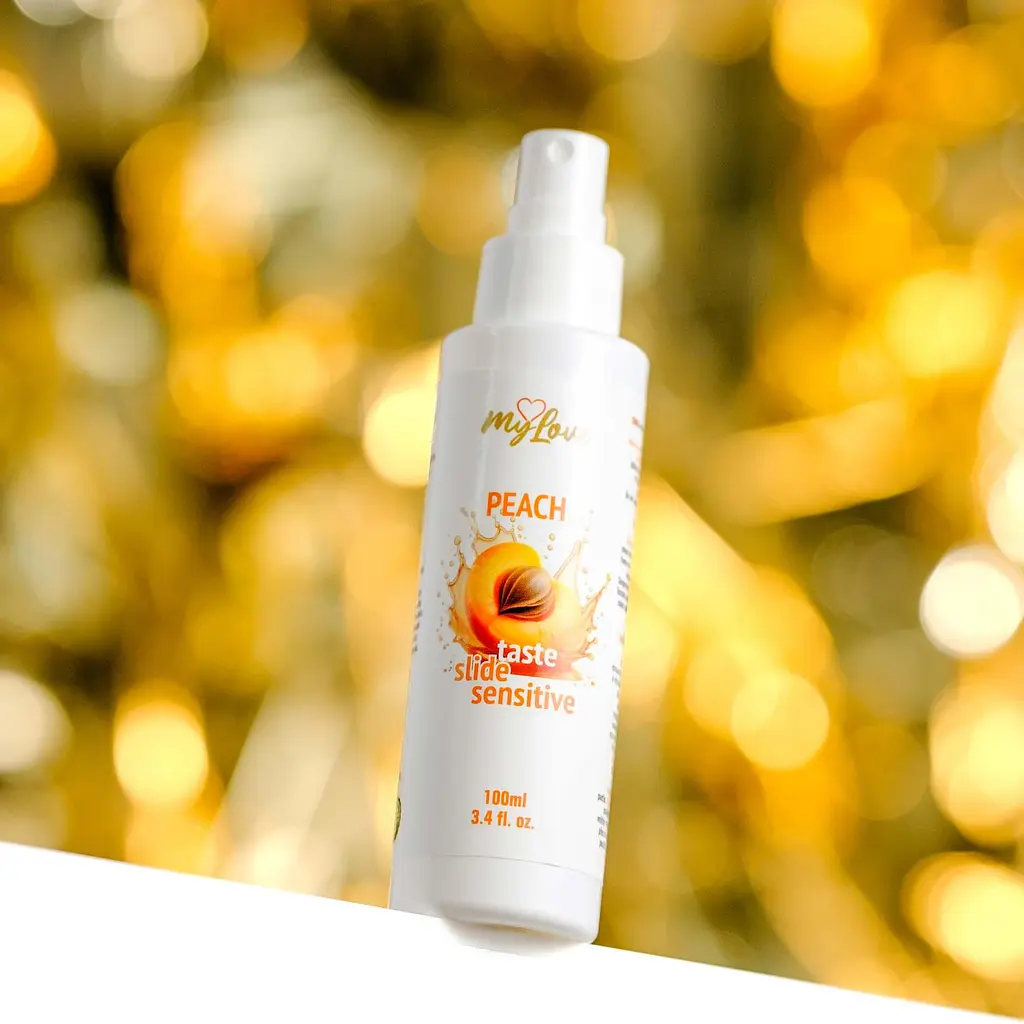 Лубрикант на водній основі MyLove Taste Slide Sensitive Peach, 100 мл - фото 4