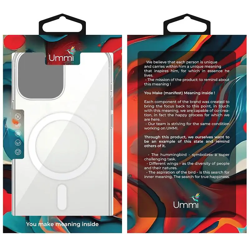 Чохол Ummi transparent with MagSafe для Apple iPhone 11 Pro (5.8") Clear - фото 2