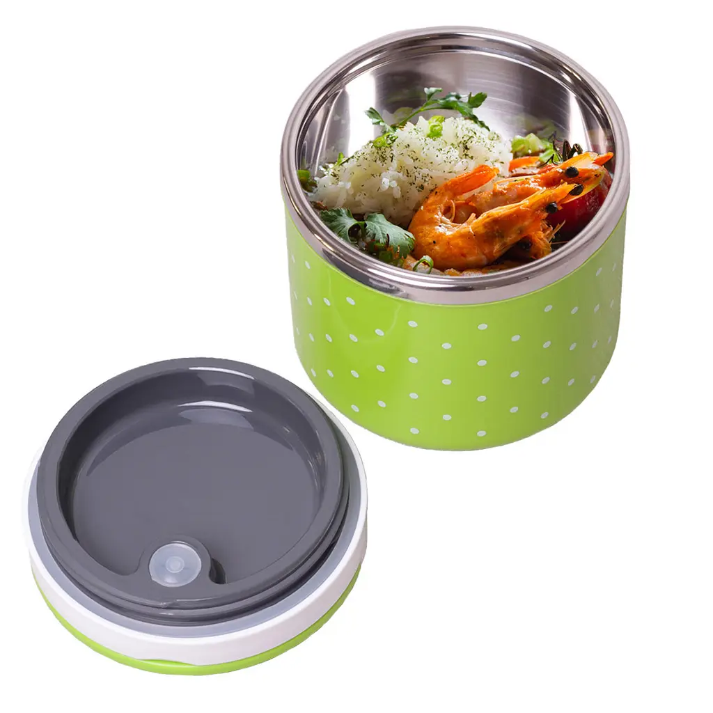 Ланч-бокс Kamille KM-2102 680 мл зелений - фото 2