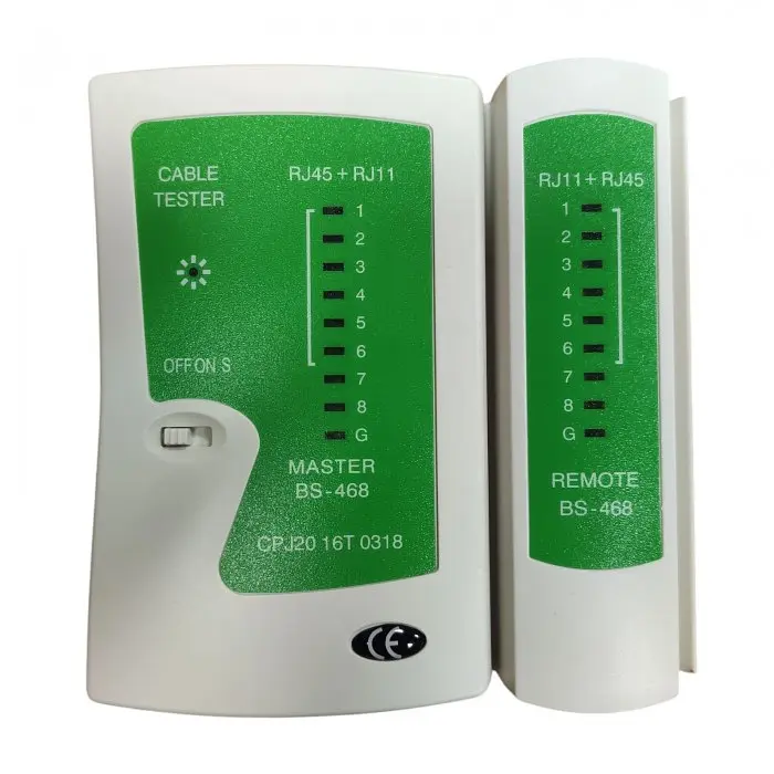 Тестер для мережевого кабелю LAN USB BS-468N RJ-45+RJ11 - фото 2