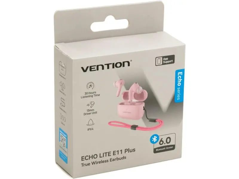 Навушники TWS Vention Echo Lite E11 Plus Pink (NBVP0-PLUS) - фото 10