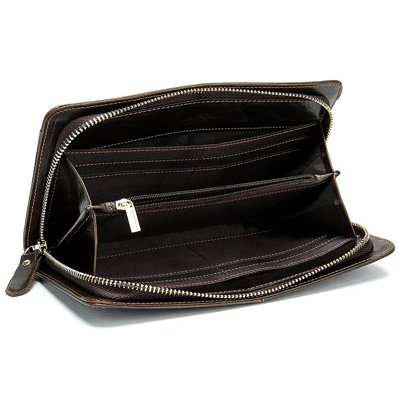 Чоловічий шкіряний клатч-барсетка Vintage 21,5х11,5х3 см acs0028317 - фото 8