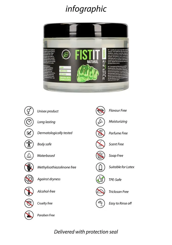 Змазка для фістингу Fist It Natural, 500 мл - фото 7