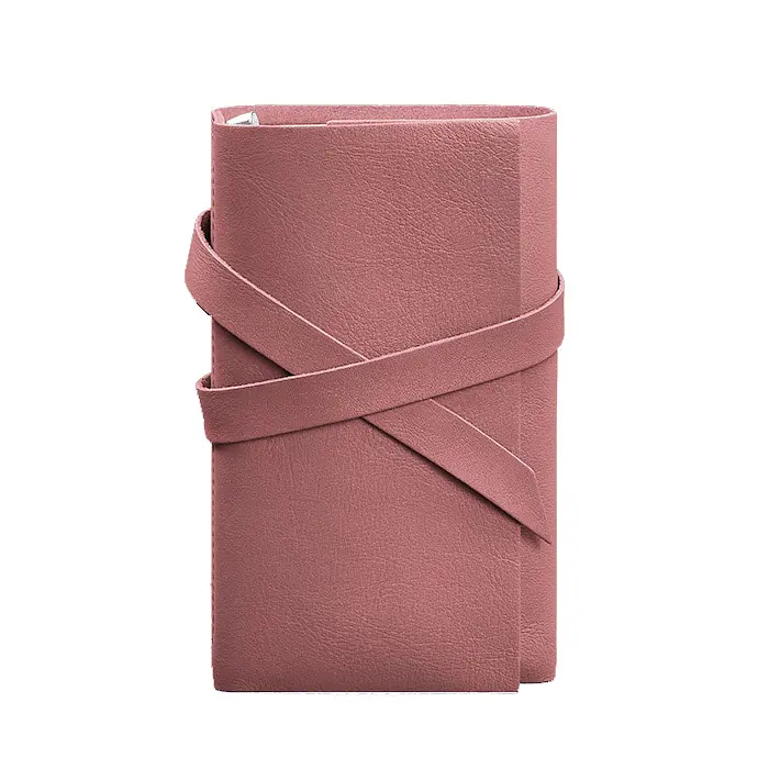 Жіночий шкіряний блокнот (Софт-бук) 1.0 Рожевий - фото 6