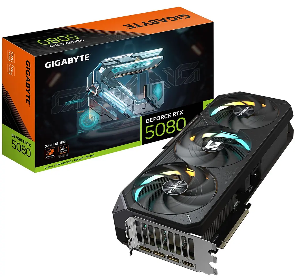 Видеокарта Gigabyte RTX 5080 16GB GAMING (GV-N5080GAMING-16GD) (GDDR7, 256 bit, PCI-E v5.0 x16) - фото 10