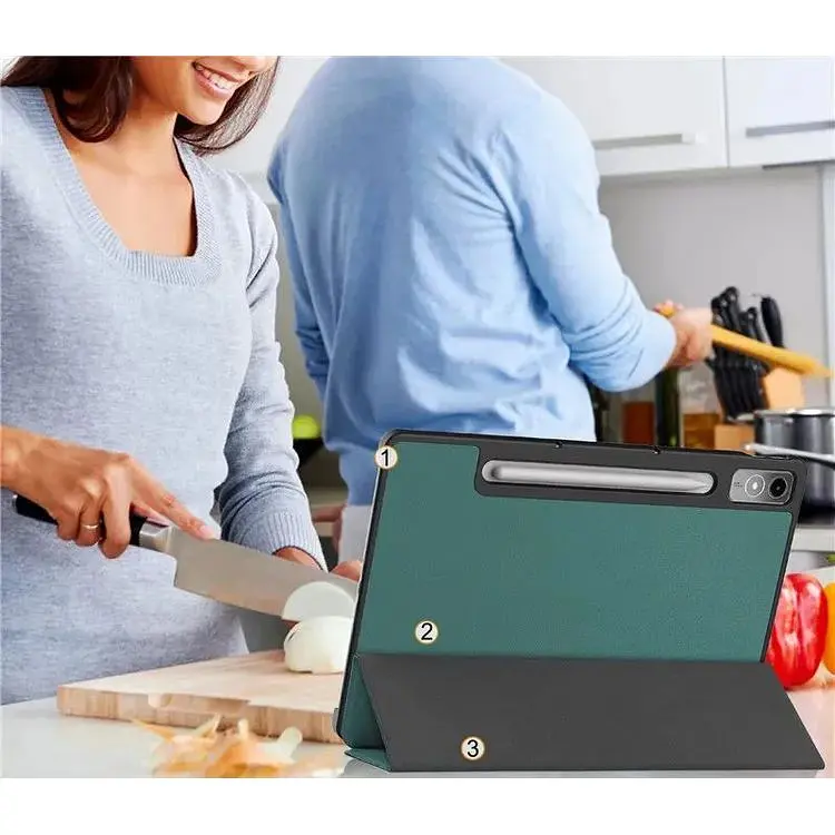 Чохол-книжка BeCover Smart Case для Lenovo Tab P12 TB-370FU 12.7" Dark Green (710058) - фото 5