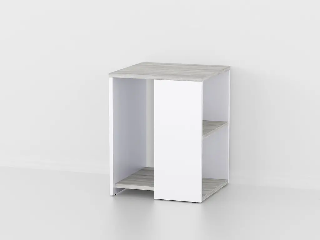 Стіл журнальний Moreli Forte Lukas Бетон / Білий (id27-0000-64-beton-white) - фото 2