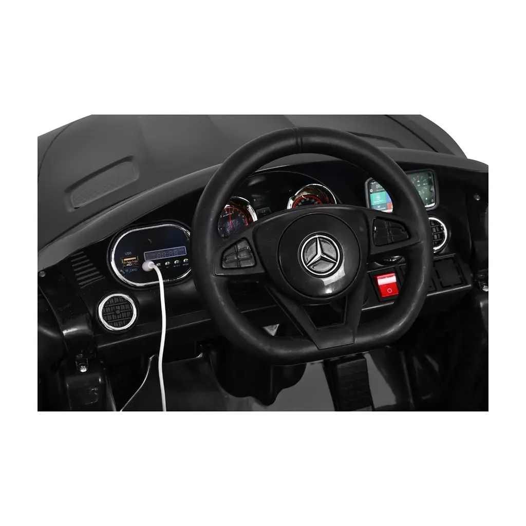Електромобіль Ramiz Mercedes Benz GT MP3 LED 12 В, білий (PA.HL-2588.BIA) - фото 14
