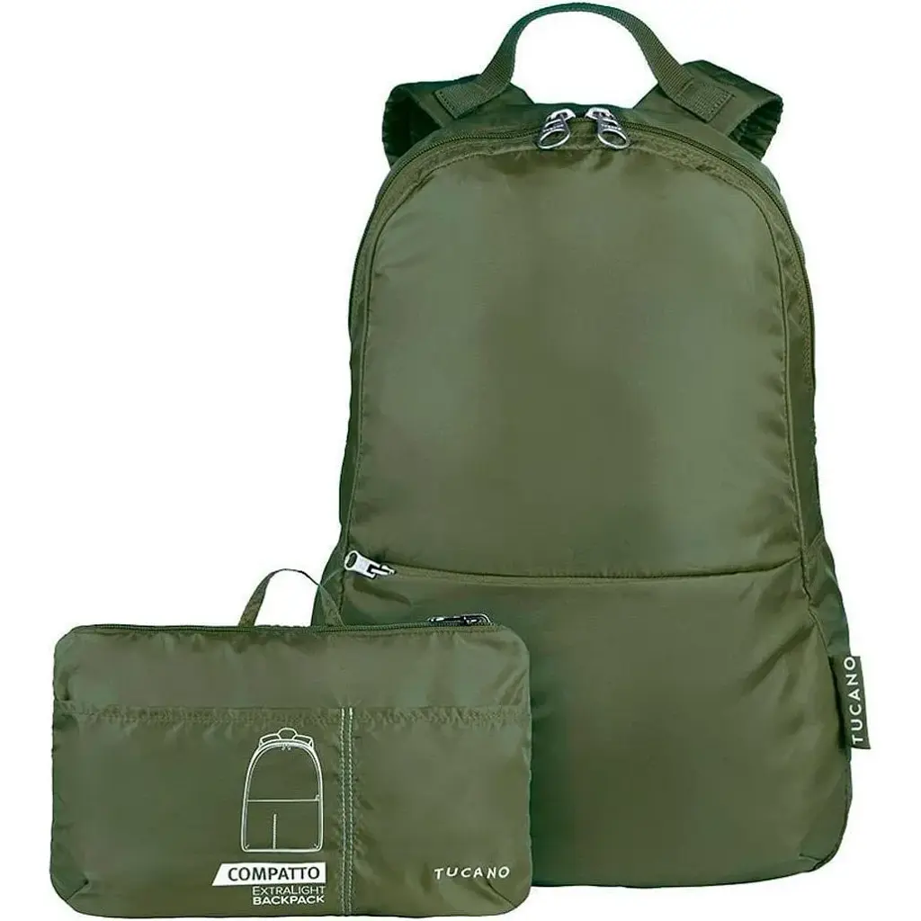 Рюкзак Tucano Compatto Eco XL Dark Green [BPCOBK-ECO-VM] [131801] - фото 6