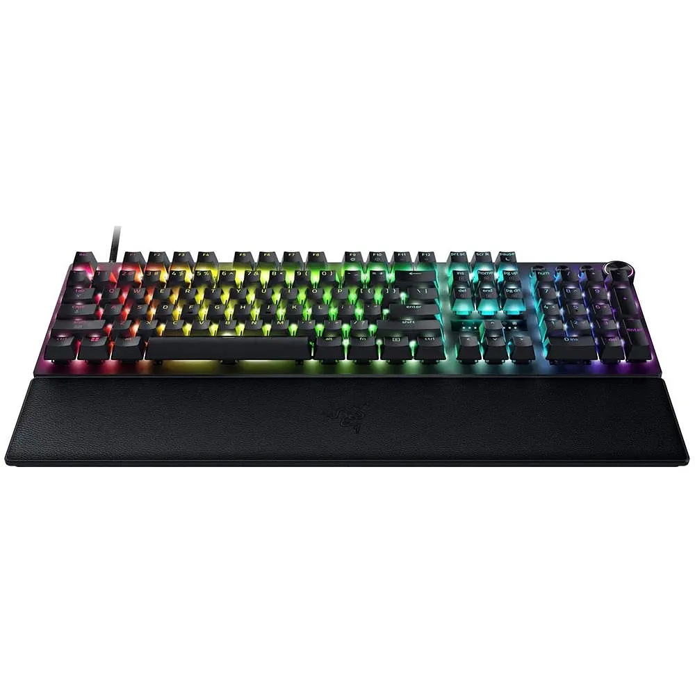 Razer Клавіатура механічна Huntsman V3 Pro 8KHz, 104key, Analog Optical Switch Gen-2, USB-A, EN, RGB, чорний - фото 4
