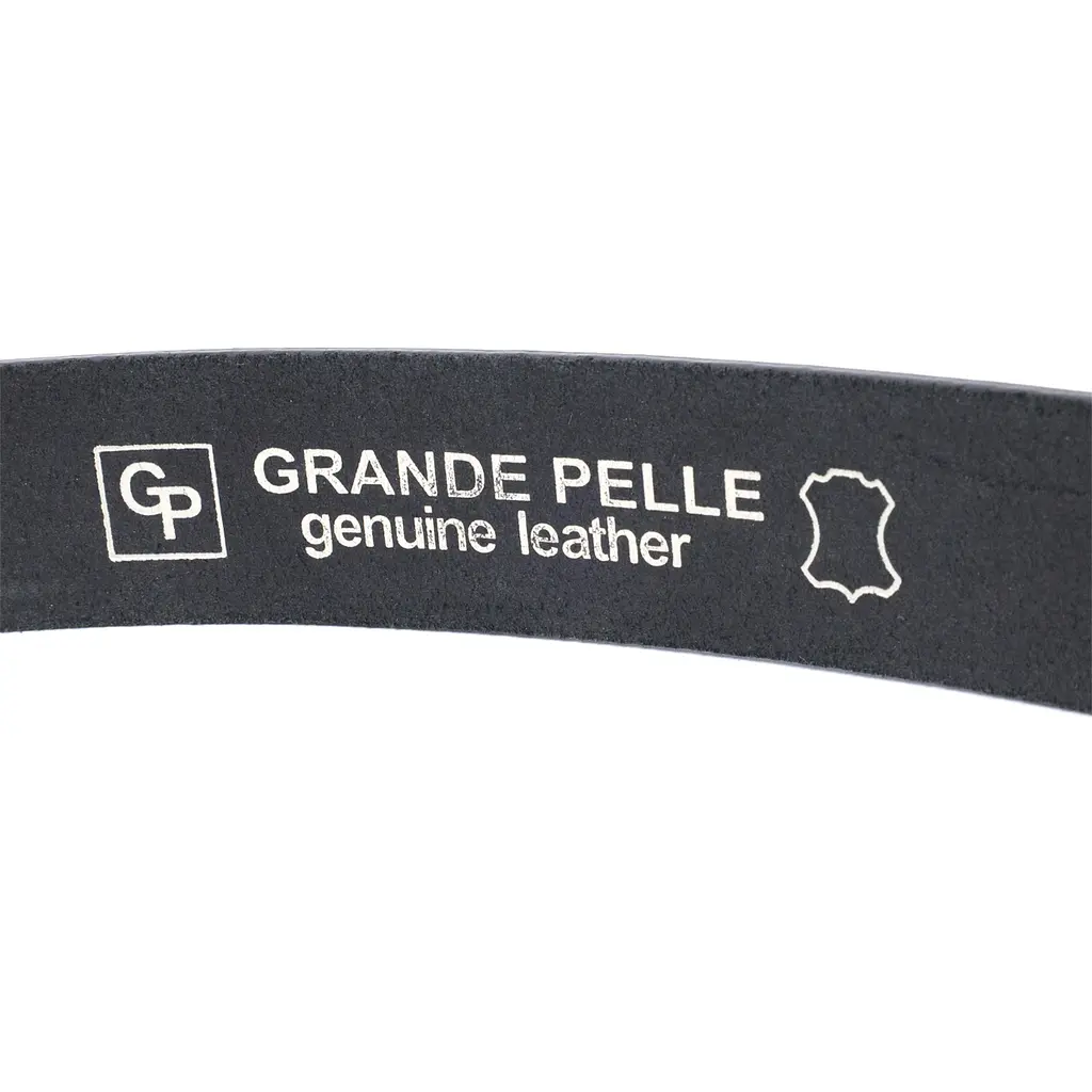 Ремінь шкіряний Grande Pelle чоловічий 3,4х120 см acs0026884 - фото 4