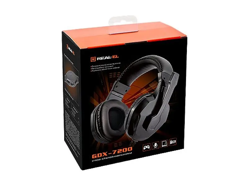 Гарнітура REAL-EL GDX-7200 Black - фото 6