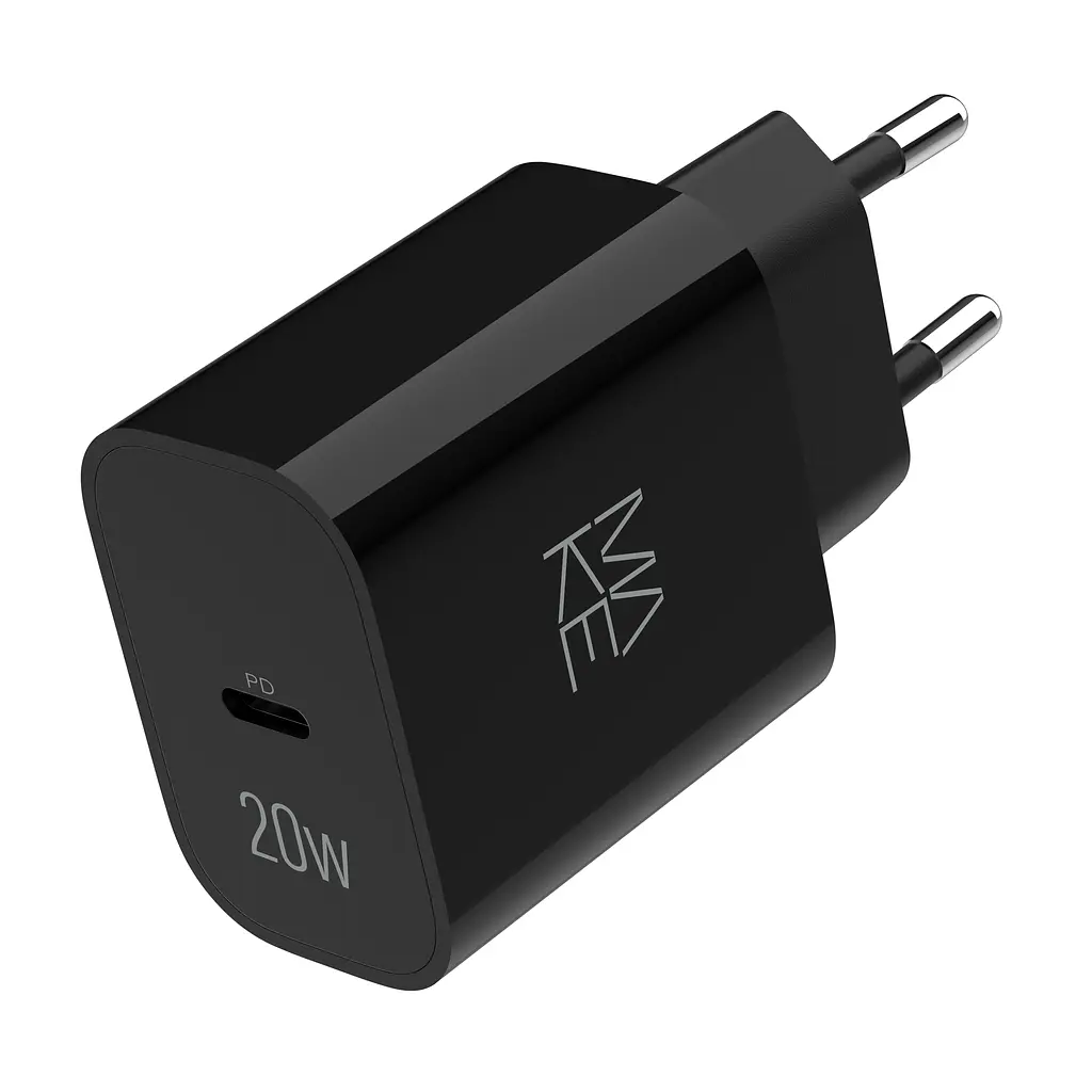 Зарядное устройство сетевое MAKE 20W Type-C PD3.0 Black - фото 2