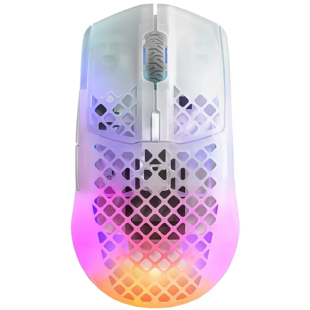 Комп'ютерна мишка SteelSeries Aerox 3 Wireless Ghost RGB 18000dpi. 6кн. прозора (62610) - фото 5