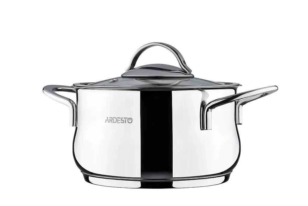 Каструля Ardesto Black Mars зі скляною кришкою 2.3 л (AR0723S) - фото 2