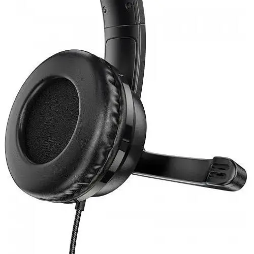 Навушники повнорозмірні Hoco gaming Magic tour gaming headphones W103 чорні 6931474741615 - фото 8