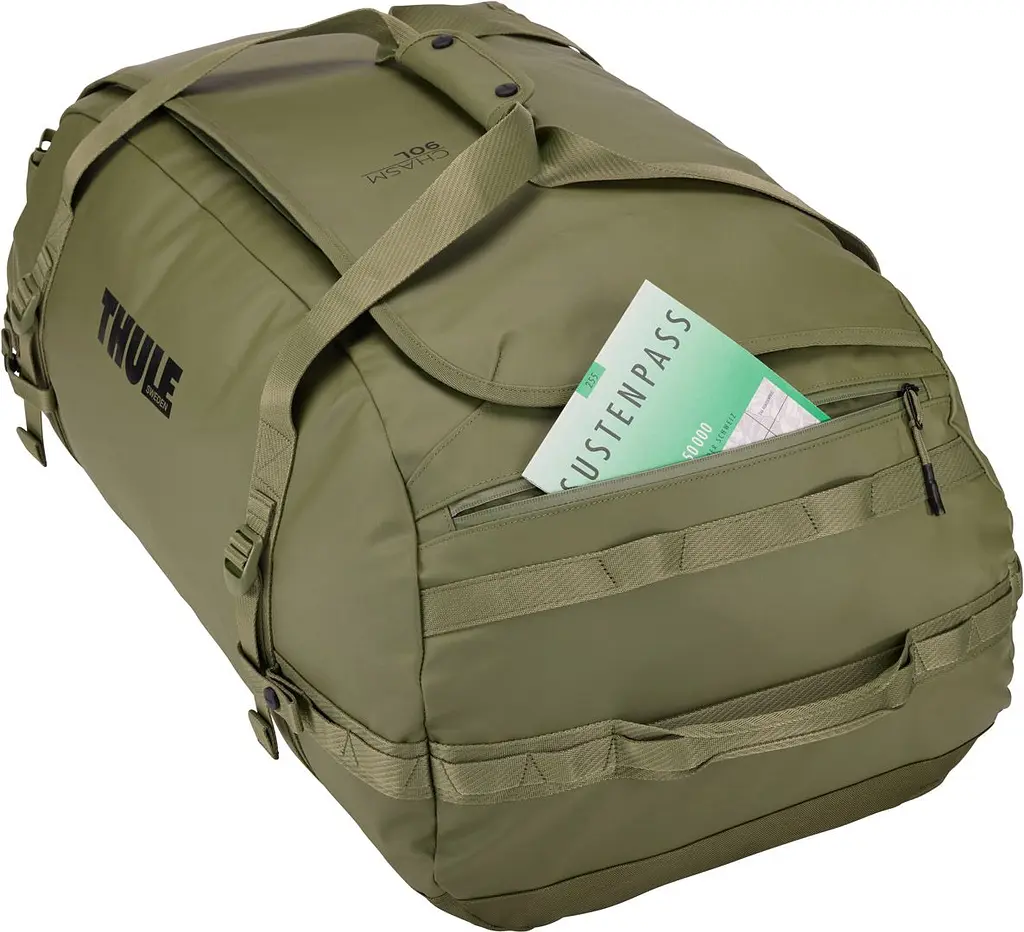Спортивная сумка Thule Chasm Duffel 90 л Olivine (TH 3204998) - фото 9