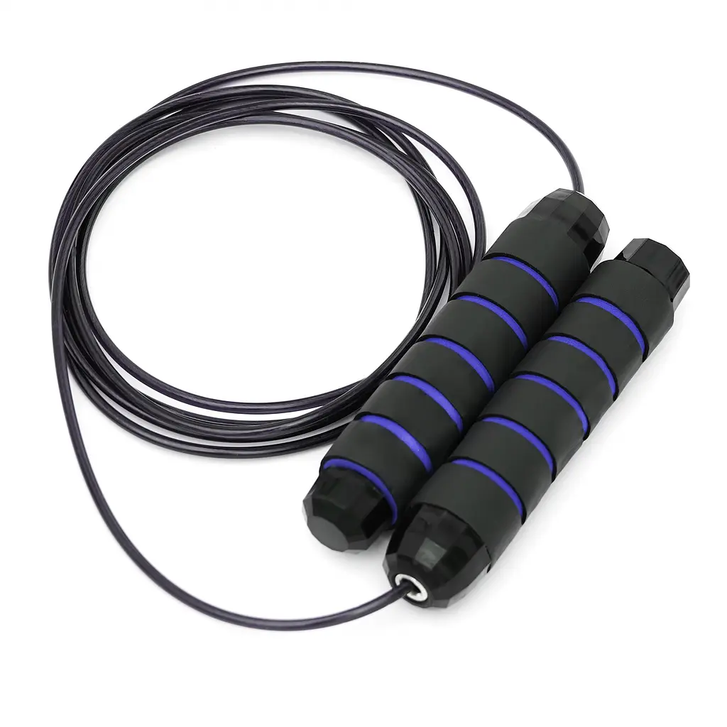 Скакалка швидкісна для кросфіту Cornix Speed Rope Classic XR-0147 Black/Blue - фото 2