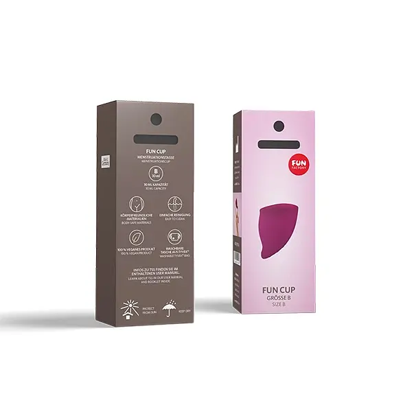 Менструальна чаша Fun Factory Fun Cup Menstrual Cup 30 мл бордова - фото 3