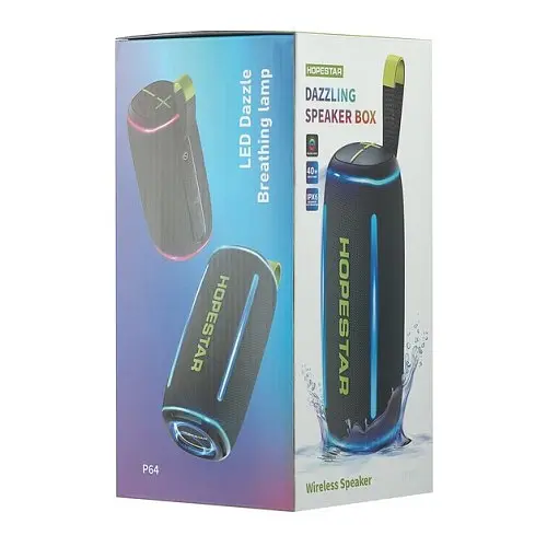 Колонка Bluetooth HOPESTAR P64 LED 40W чорний - фото 2