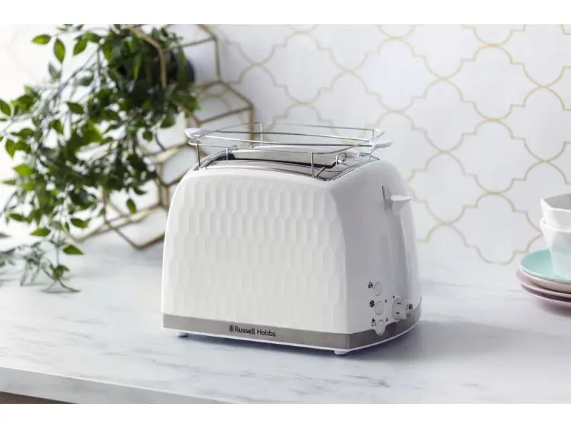 Тостер Russell Hobbs Honeycomb White 26060-56 - фото 7